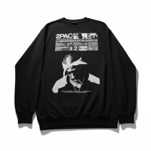 Product Short Description: Show your love for the legend with this premium 2PAC "Me Against The World" back print sweatshirt. Perfect for streetwear style in Manipur. Shop online now!