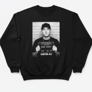 Product Name: Slim Shady Mugshot Back Print Sweatshirt - Runyon Ave Edition Product Short Description: Rep the iconic Slim Shady with this exclusive Runyon Ave mugshot back print sweatshirt, perfect for everyday style in Manipur.